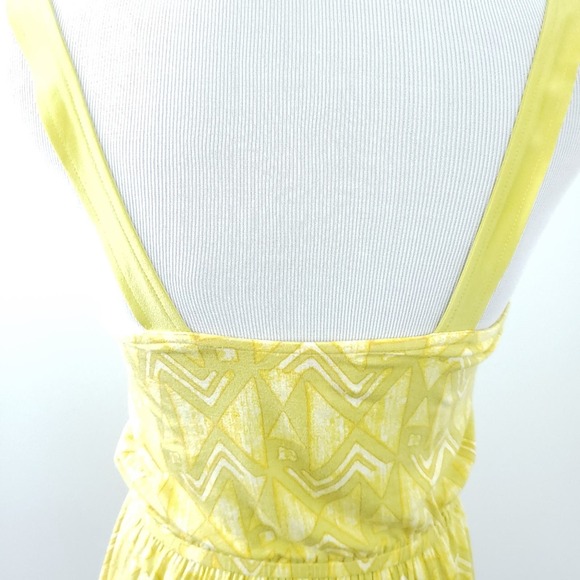 Plenty Tracy Reese Yellow Green Boho Sleeveless - Picture 2 of 9